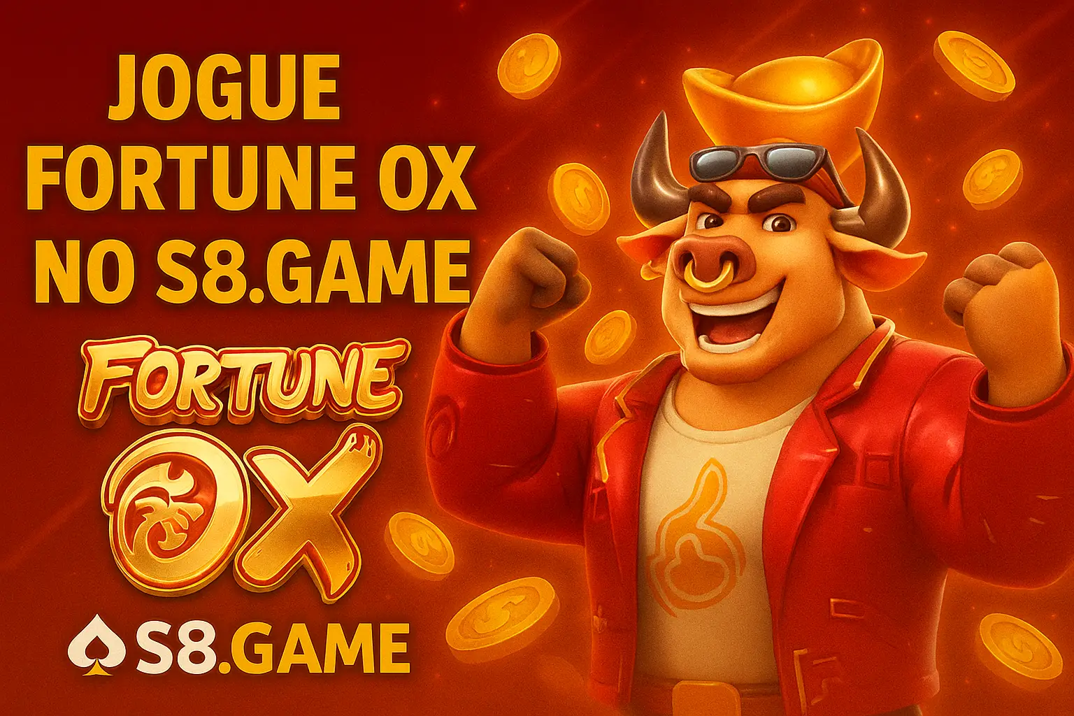 Fortune Ox no S8GAME - Aposte Agora e Reivindique Seus Ganhos